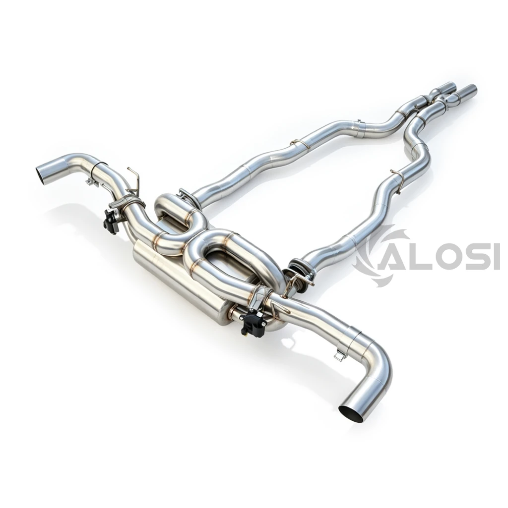 Valve exhaust suitable for Aston Martin DB11 V12/V8 5.2L/4.0T 2016-2023 stainless steel valve control system, high-performance v