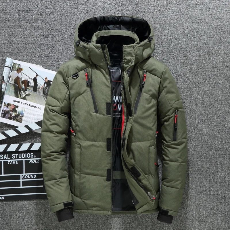 Hot Selling Men's Cold-proof Clothing Short Outdoor Sports Warm fashion Thickened Jacket