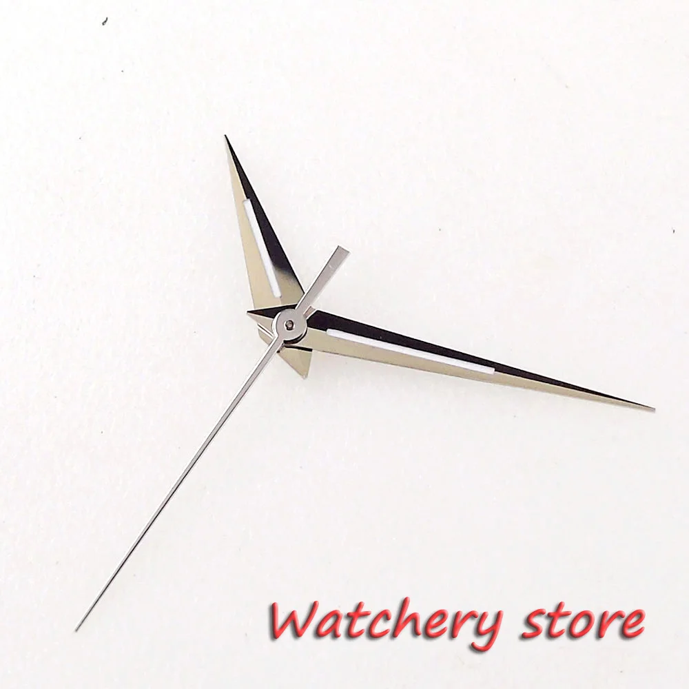 Blue Second hands Silver Pointed Watch Hands For NH35 NH36 7S26 ETA 2824 PT5000 Automatic Movement Mens Watch Parts