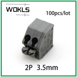 PCB 용수철 터미널 블록 PTSA 1,5/ 2-3,5-Z F 1985195 1984963, KF/DG250-3.5-2P, 2P 3.5mm 피치, 로트당 100 개