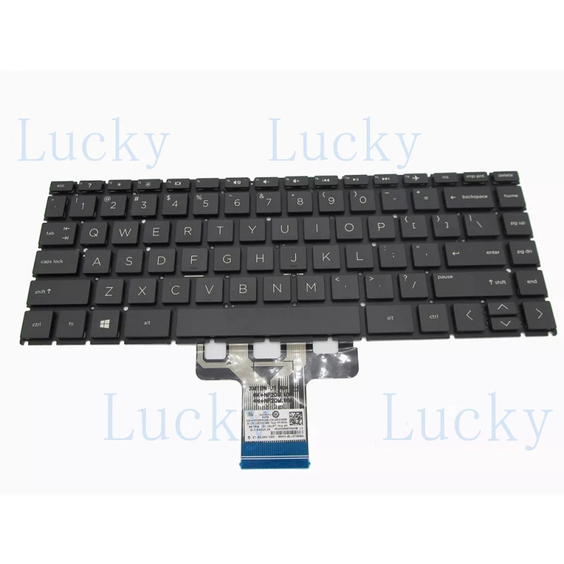 

f Keyboard Black US New For HP Pavilion x360 14-cd 14m-cd 14t-cd 14-ce L23241-001