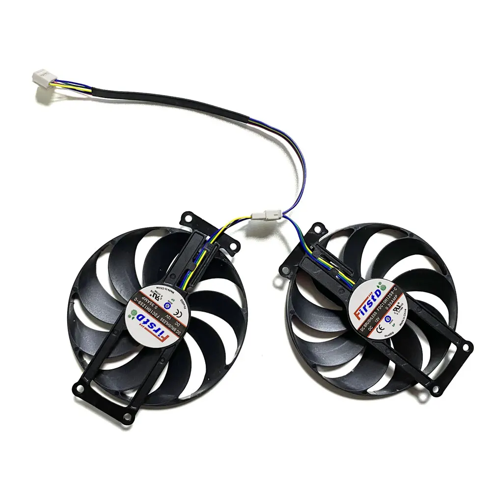 90MM FDC10H12S9-C T129215BU 6PIN RTX 2060 Super GPU Ventilateur Pour ASUS GTX 1660 1660Ti touristes EVO OC RTX2070 foulant Carte Refroidisseur Ventilateur