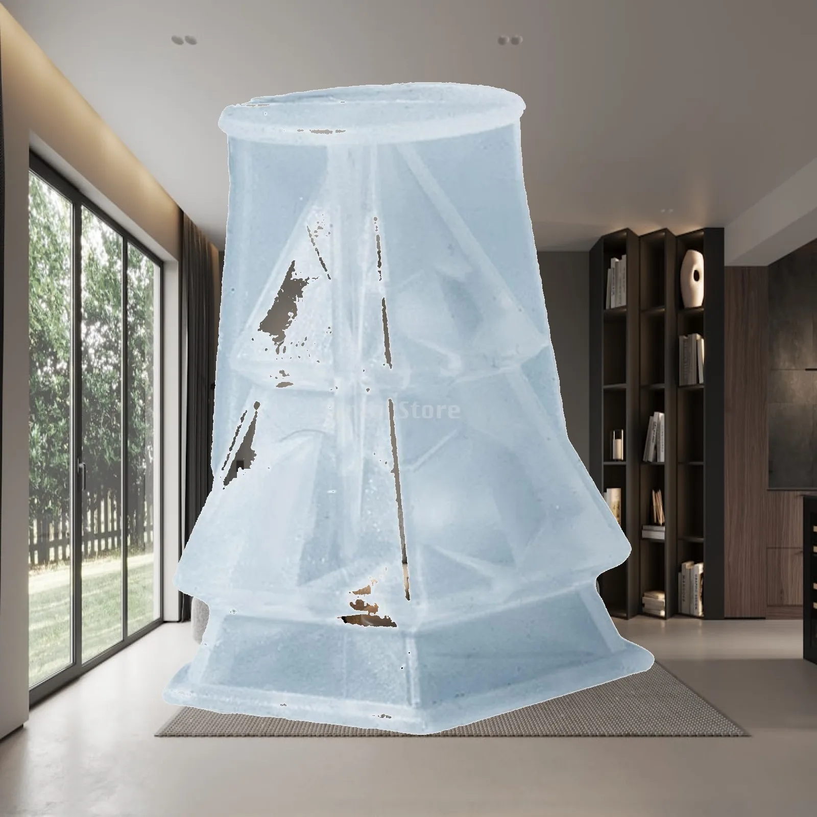 Christmas Tree Storage Box Silicone Mould Epoxy Resin Silicone Storage Box for