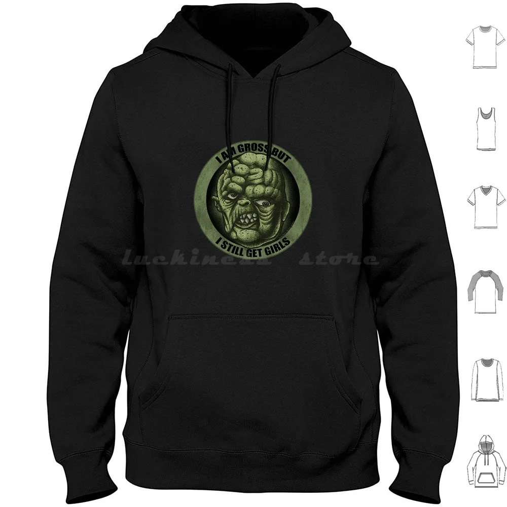 Toic Avenger Sudadera con capucha de algodón de manga larga Toxic Avenger Lloyd Kaufman The Toxic Avenger Toxie Troma Tromaville