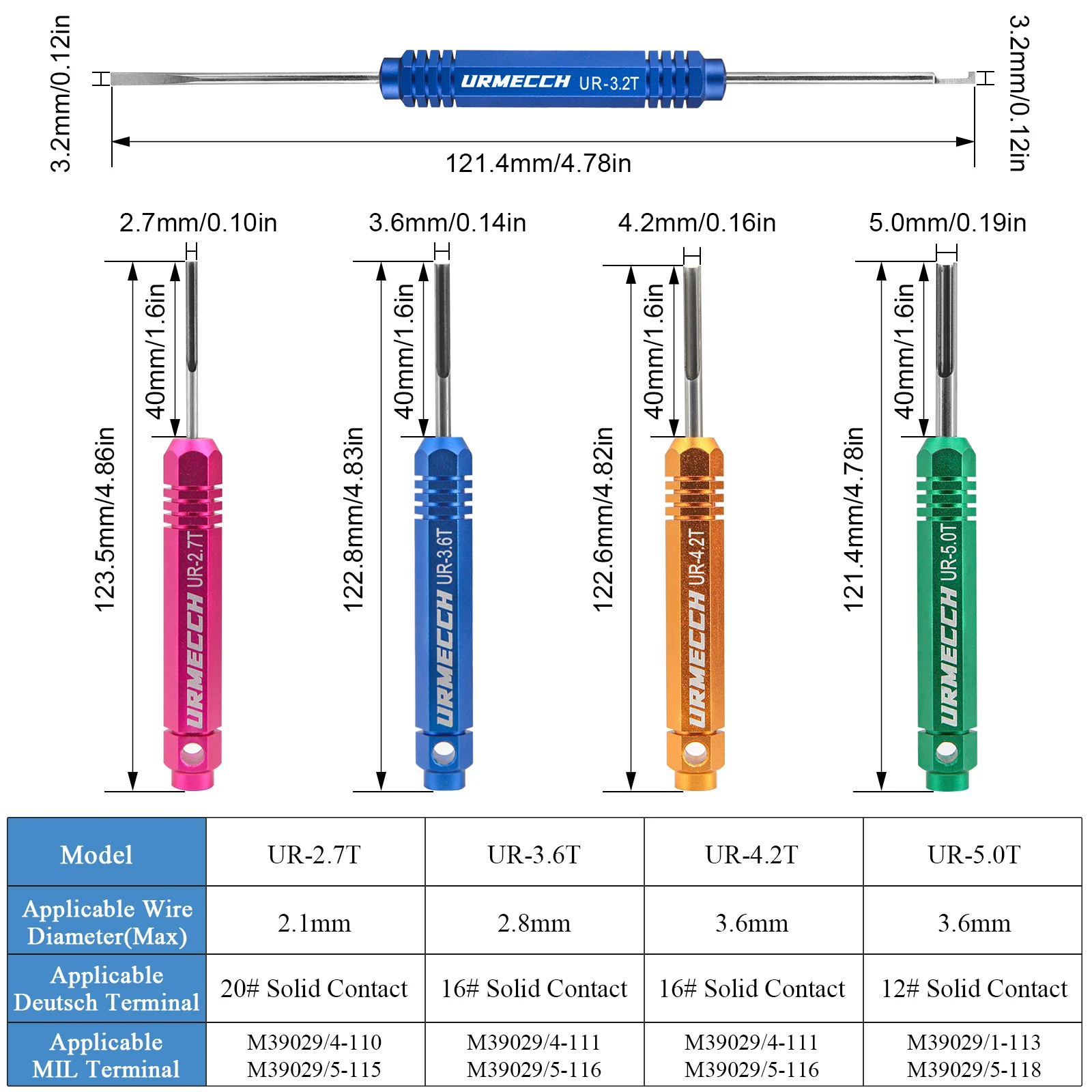 Kit d\'outils de retrait de borne de voiture, connecteur de prise de fil Deutsch, extracteur de broche, libération d\'extracteur pour prise de borne