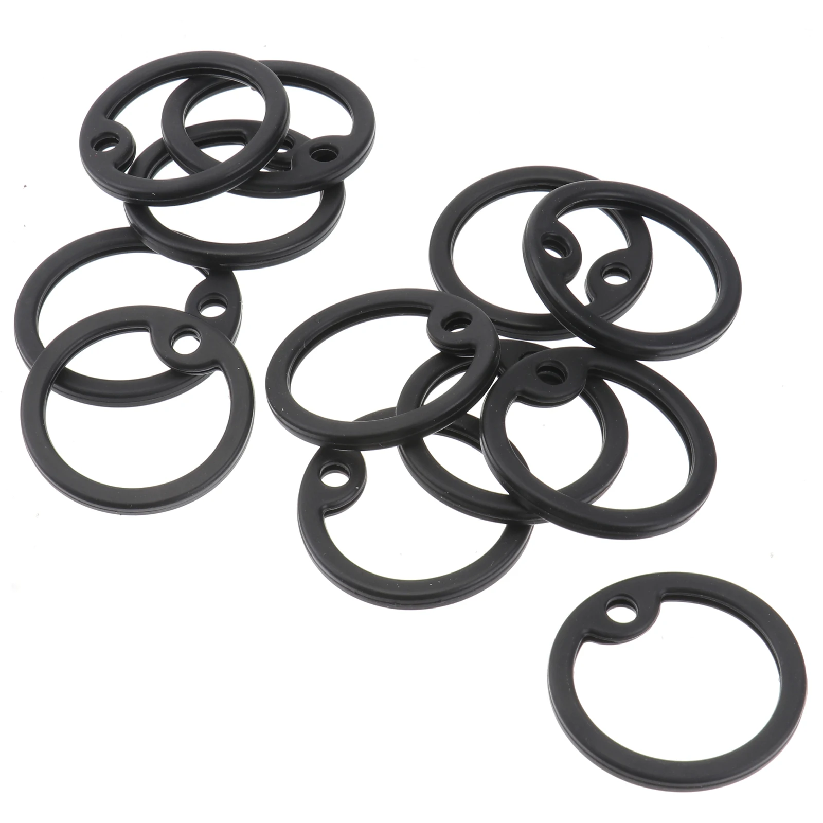 

12pcs Dog Tag Silencers Silicone Noise Reducer Edge Protector for Pet Tags Identity Card Dog Collar Accessories