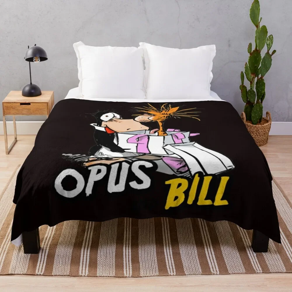 

Bill and Opus Throw Blanket anime Decoratives Decorative Beds Thin Blankets