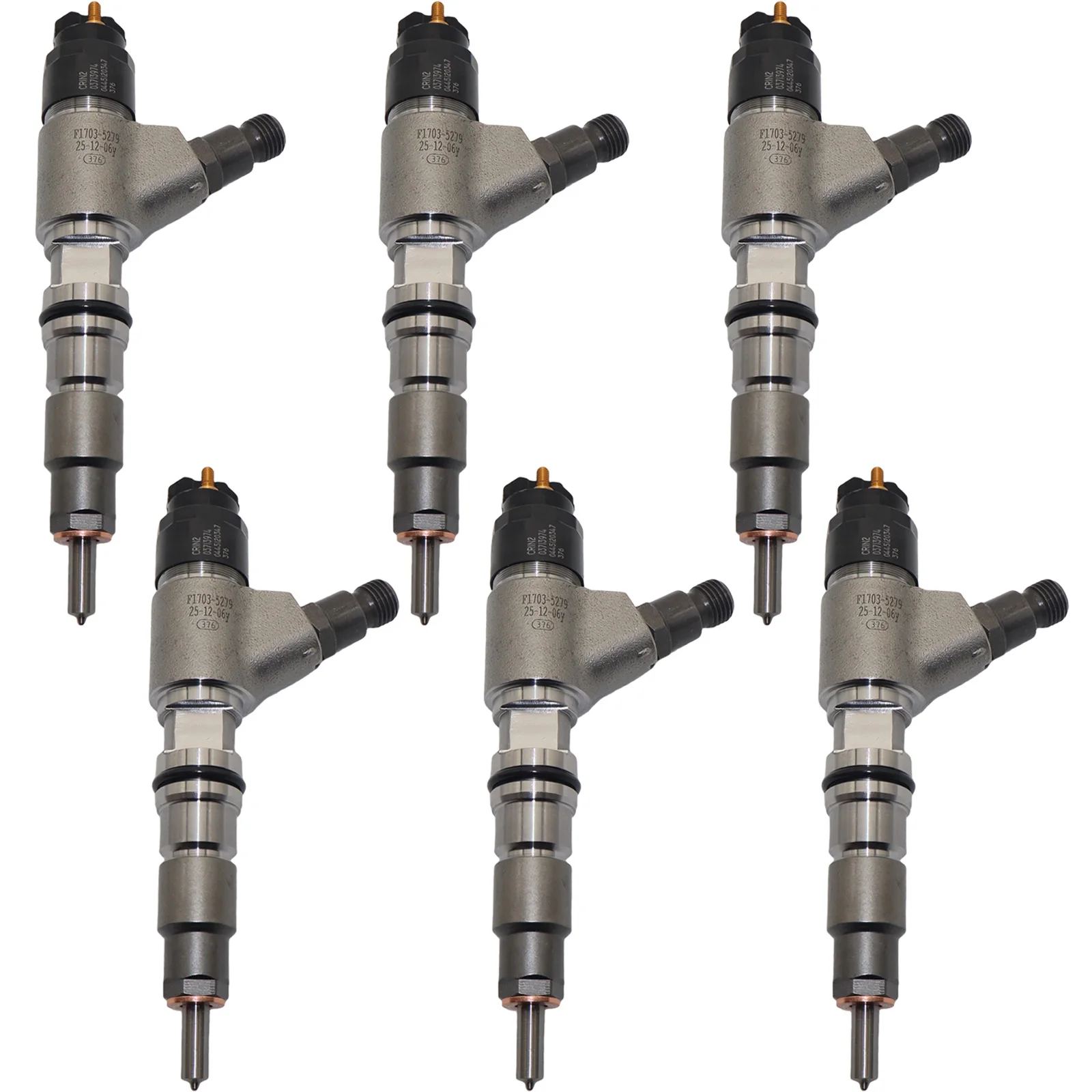 6PCS Fuel Injector 0445120347 0445120348 T410631 For Caterpillar CAT 3512B Marine Products
