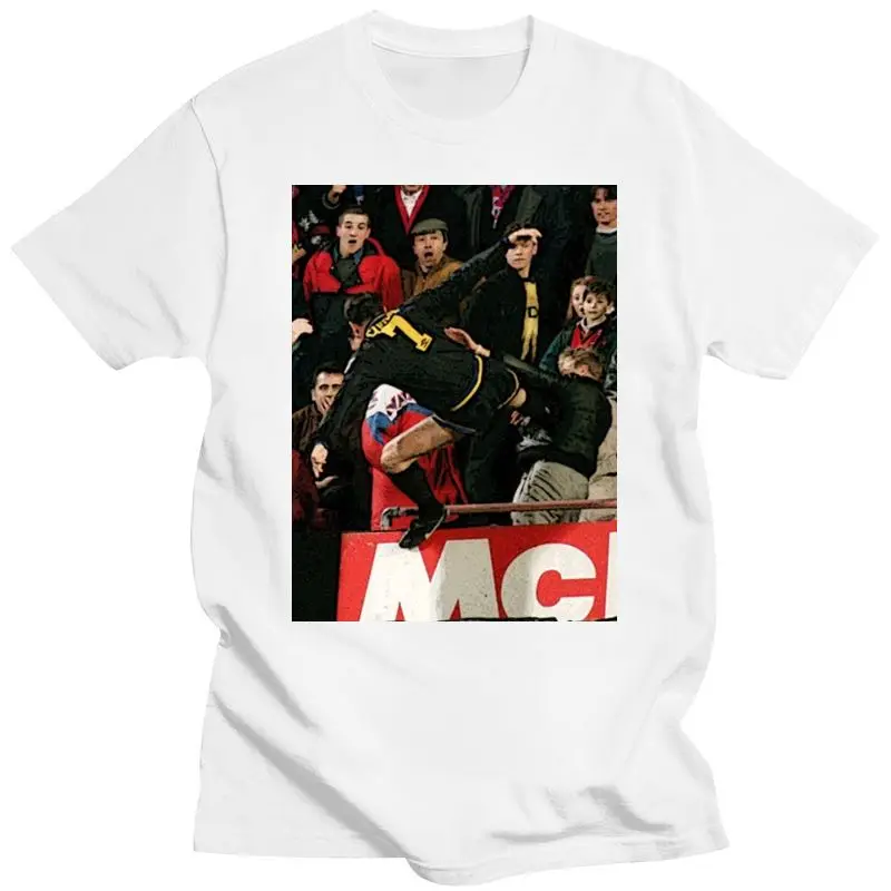 New Men Tshirt Eric Cantona Kung Fu Print Unisex T Shirt Women T-Shirt Tees Top