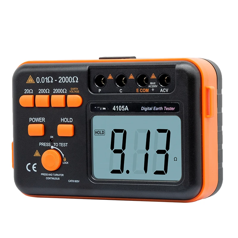 DECCA 4105A Digital Earth Resistance Tester Price, Grounding Resistance Tester, Gnd Resistance Test Instrument