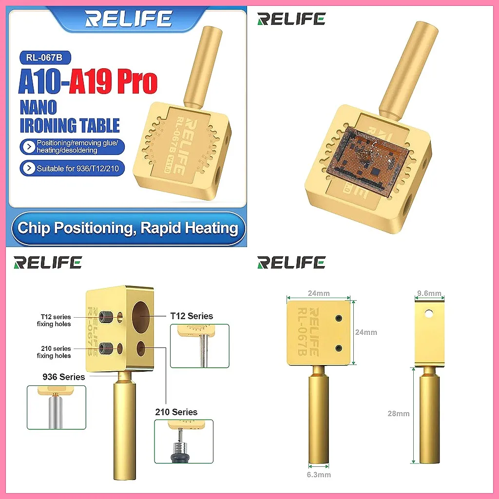 3-in-1 Mini Heating Platform: Universal Desoldering Station for 936/210/T12, Fast Heating & Disassembly Tool