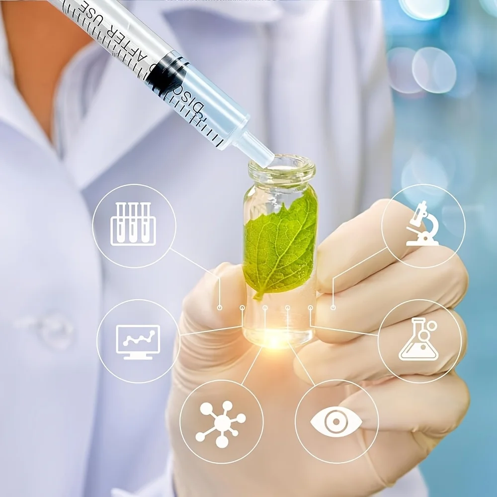 100/200 Stück 1ml 1cc Spritze, Kunststoffspritze mit Kappe, geeignet für die orale Einnahme von Haustieren, Nahrungsergänzungsmitteln, Öl oder als Klebstoffapplikator – Detail 9