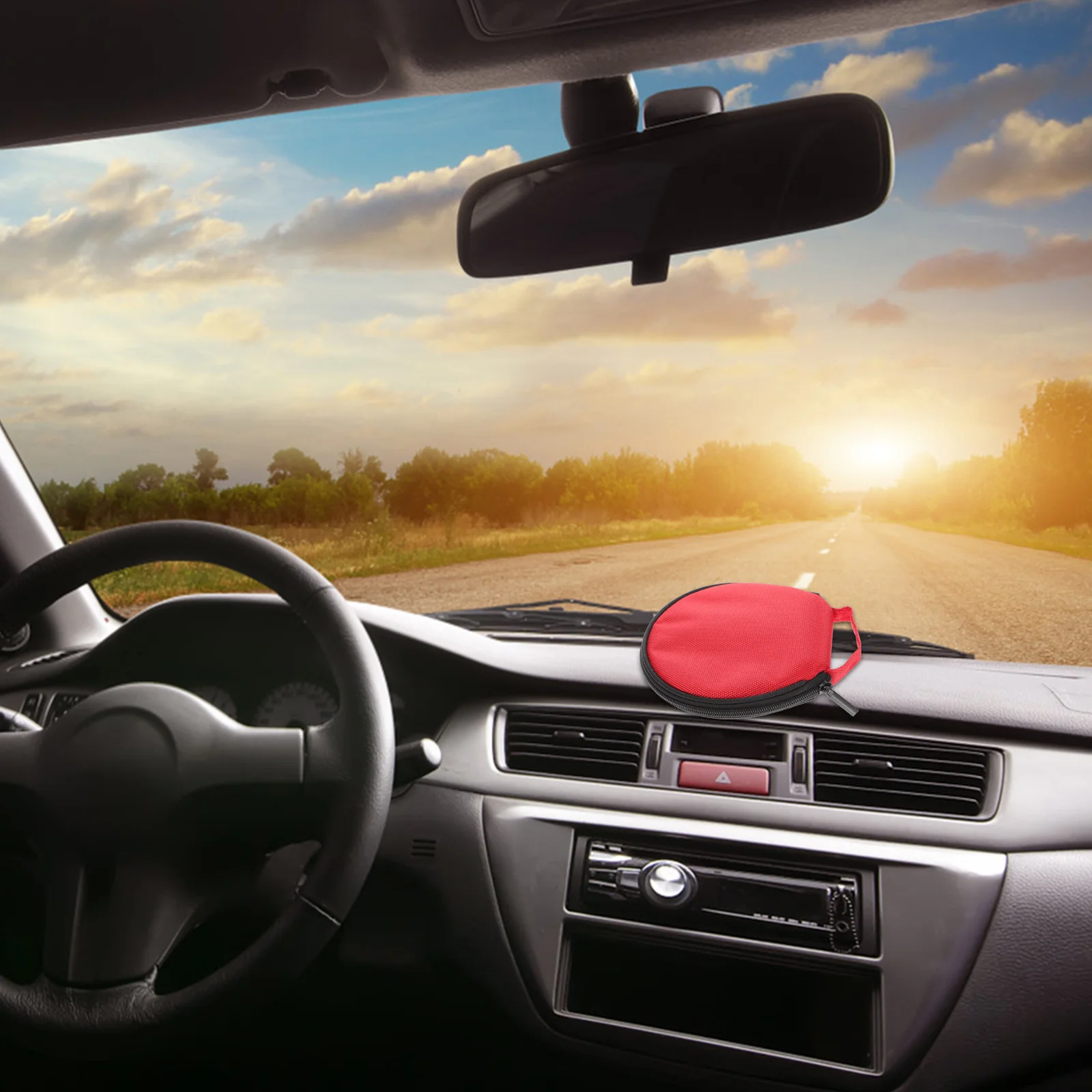 

MERRYHAPY 20 Slot CD DVD Disc Storage Bag Portable Travel Case for CDs DVDs Disks Compact Holder