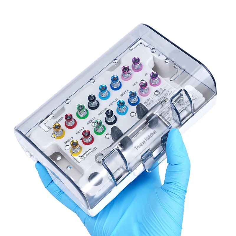 

Универсальный набор для протезирования зубных имплантатов: динамометрический ключ-отвертка для реставрации, инструменты для восстановления имплантатов в стоматологии