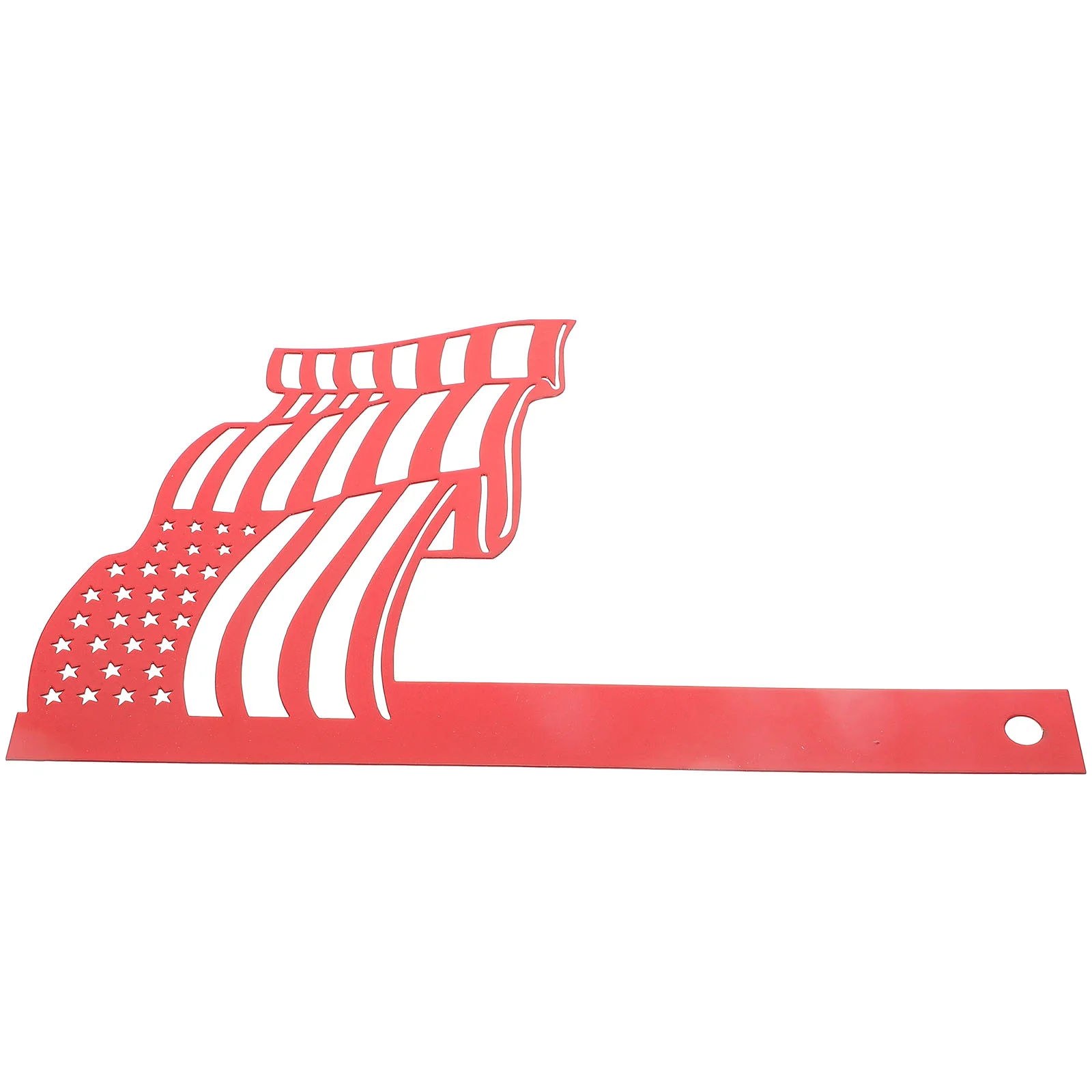 Silhouette Decoration Signs Front Mount Mailbox Flag Iron Kit Decorative Ornament