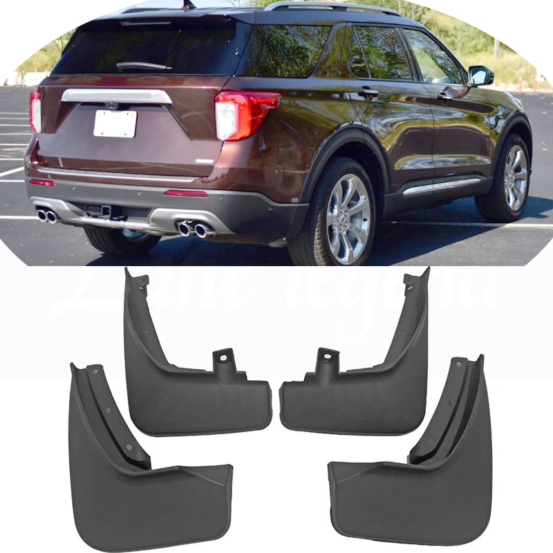 Mudguards For Ford Explorer 2020-2021 4 PCS Front Rear Fender Mud Flaps Guard Splash Flap Mudguard Car Accessories