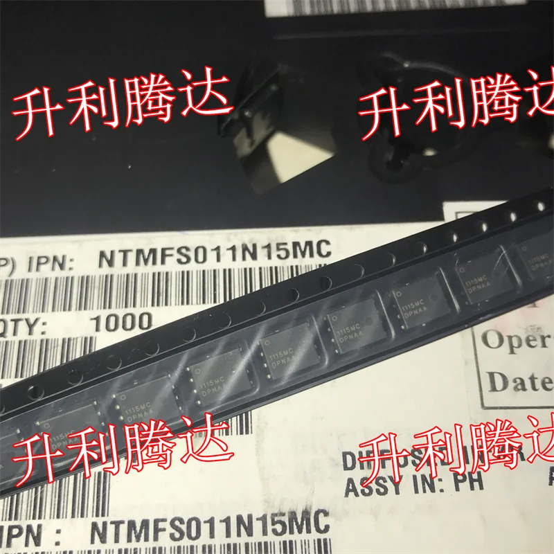 100% Original New  2PCS/LOT 1115MC  NTMFS011N15MC  QFN8   FET，MOSFET