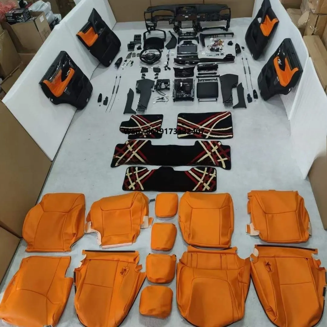 2016-2021 Year LX570 Interior Upgrade Complete Kit New OEM Design 1:1 Dashboard Inside Interior Kits for 2008-2016y LX570