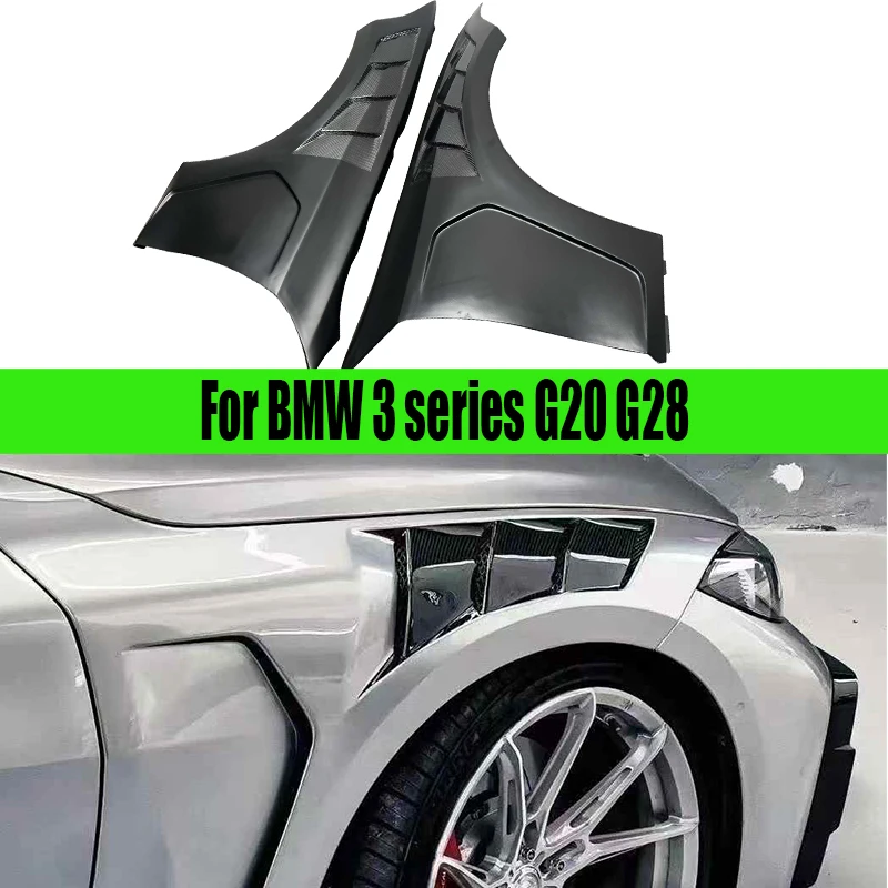 

For BMW 3 series G20 G28 Carbon Fiber Fender Bumper Retrofit the replacement Openings leaf plate Car Accessories