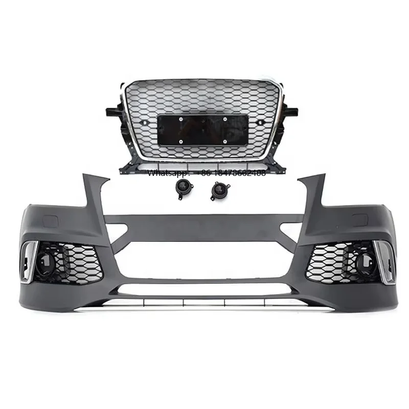 

Factory Auto Q5 Upgrade SQ5 Bumper Body Kit SQ5 Style Front Bumper With Grill Grille for Q5 2013 2014 2015 2016 2017 218