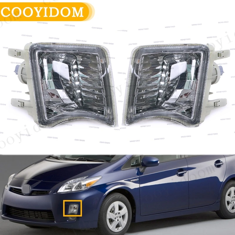 

Car Front Bumper Fog Car Lights Driving Lamp For Toyota Prius 2010-2012 81510-47010 81520-47010 headlight Fog Lamp Assembly