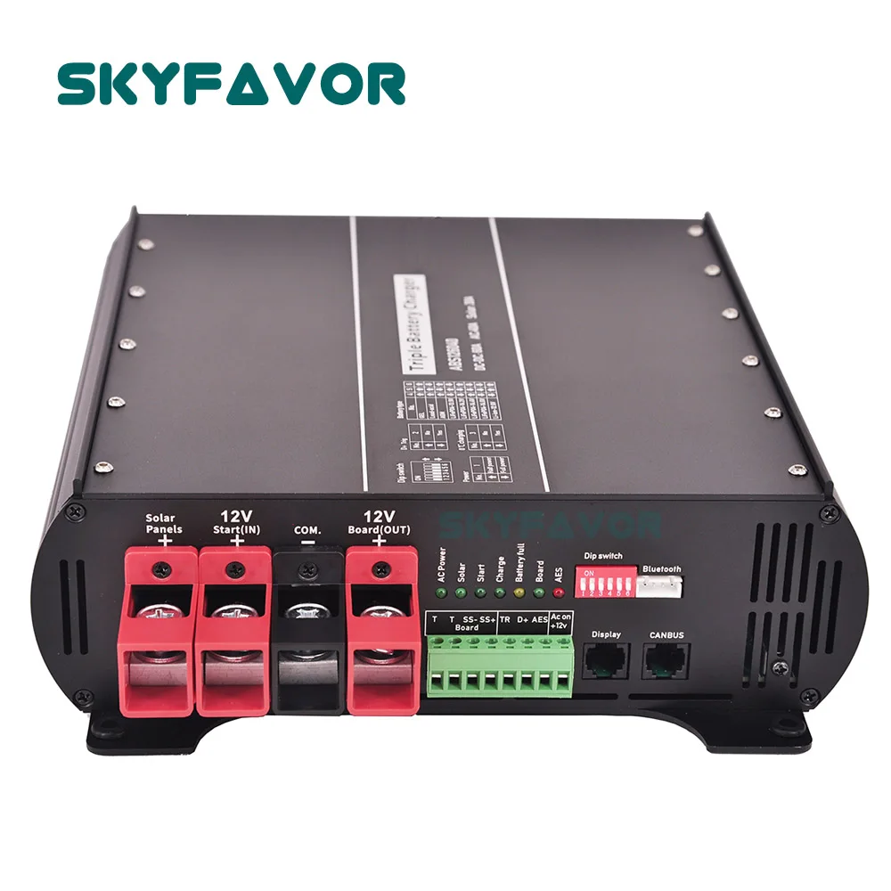 

On-borad 12V DC to DC Battery Charger 12V 60A AC to DC 12V 40A Battery Charger Universal 30A MPPT Solar Charger for RV Yacht