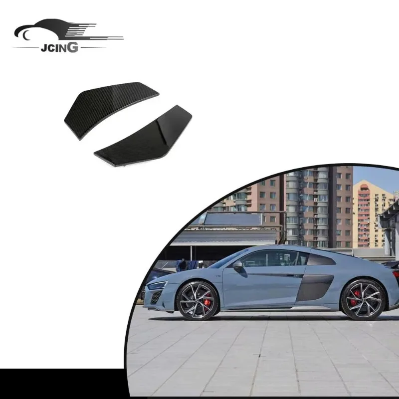 

Оригинальный OEM сухой карбоновый задний Canard для Audi R8 V10 2023, сепаратор заднего бампера