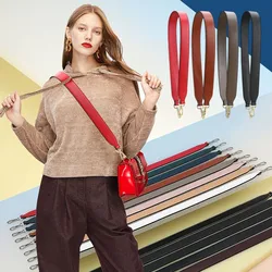 90CM Solid Color Leather Handbag Shoulder Strap Fashion Replace Wide Bag Strap Single Shoulder Crossbody Bag Strap Accessories