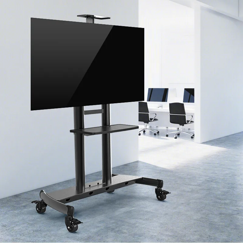 TV Stand Mobile Telescopic Rotary Landing Is Suitable for Millet Hisense 75-inch Wheeled Cart