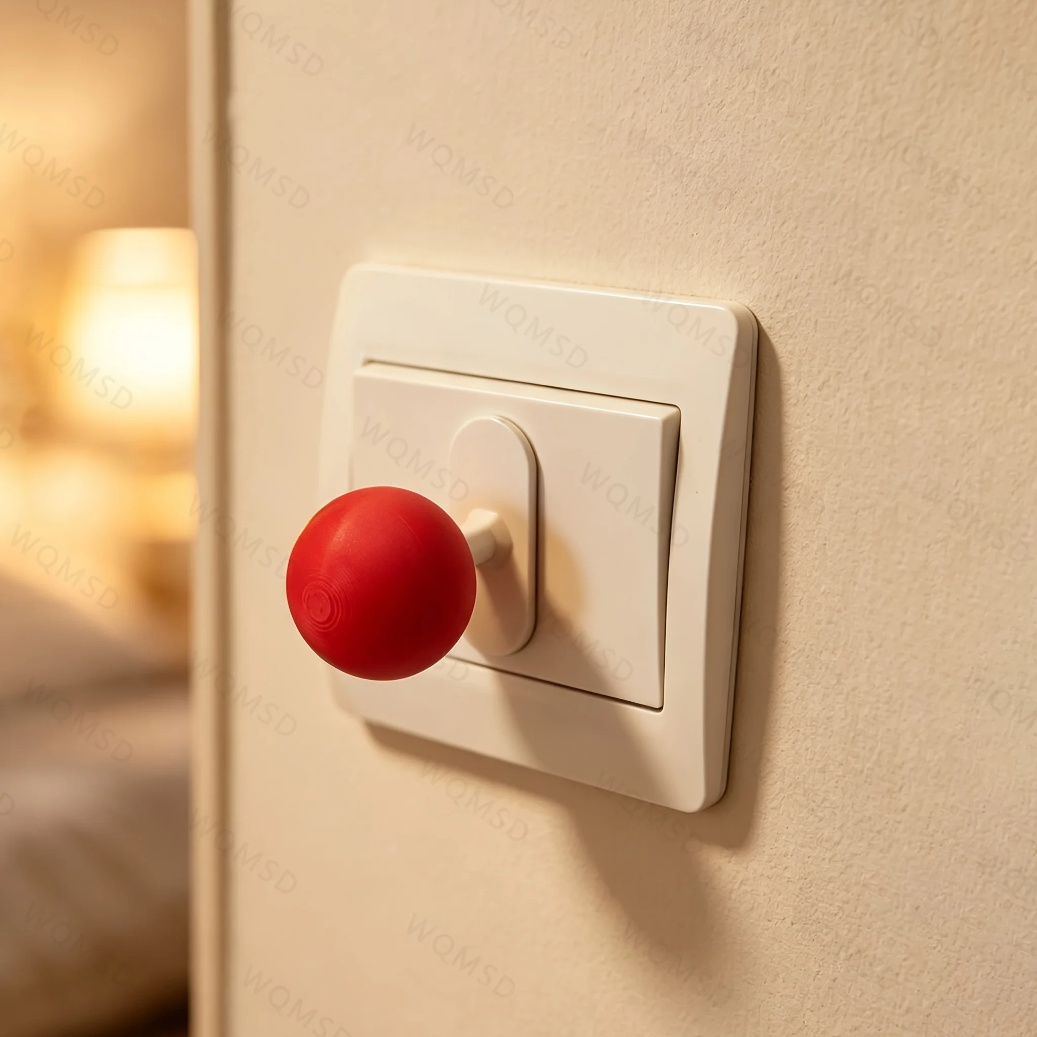 Creative Switch Pull Rod Decoration, Cartoon Holiday Funny Spherical Pull Rod for Home Use