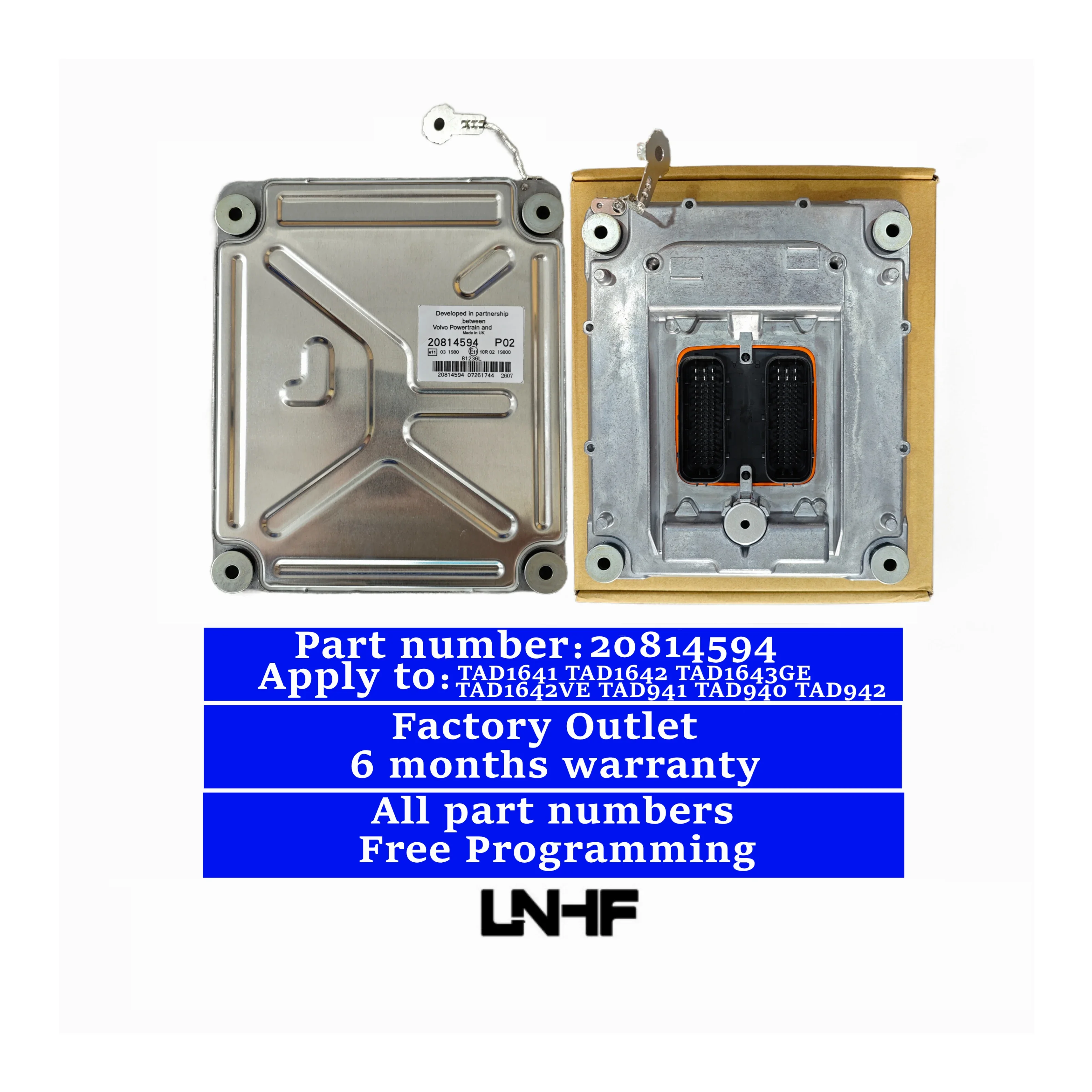 Unidade de controle de motor lnhf ecm ecu, saída de fábrica, peças de motor tad1641ge tad1642ge tad1642ve tad1643ge tad941ge 20814594 ecc