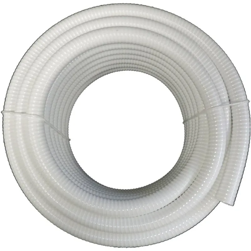 

(1 1/2" Dia. x 10 ft) HydroMaxx® White Flexible PVC Pipe, Hose, Tubing for Pools, Spas and Water Gardens.