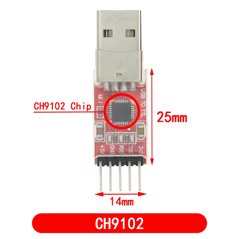 1PCS PL2303HX+1PCS CP2102+1PCS CH340G USB TO TTL for arduino PL2303 CP2102 5PIN USB to UART TTL Module