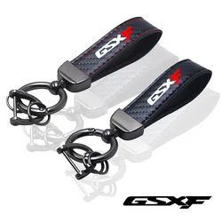 Motorcycle for suzuki gsxf gsx-f 600 650 750 1250 motorcycle Key chain Rings carbon fiber keychain motorcycle Accessories