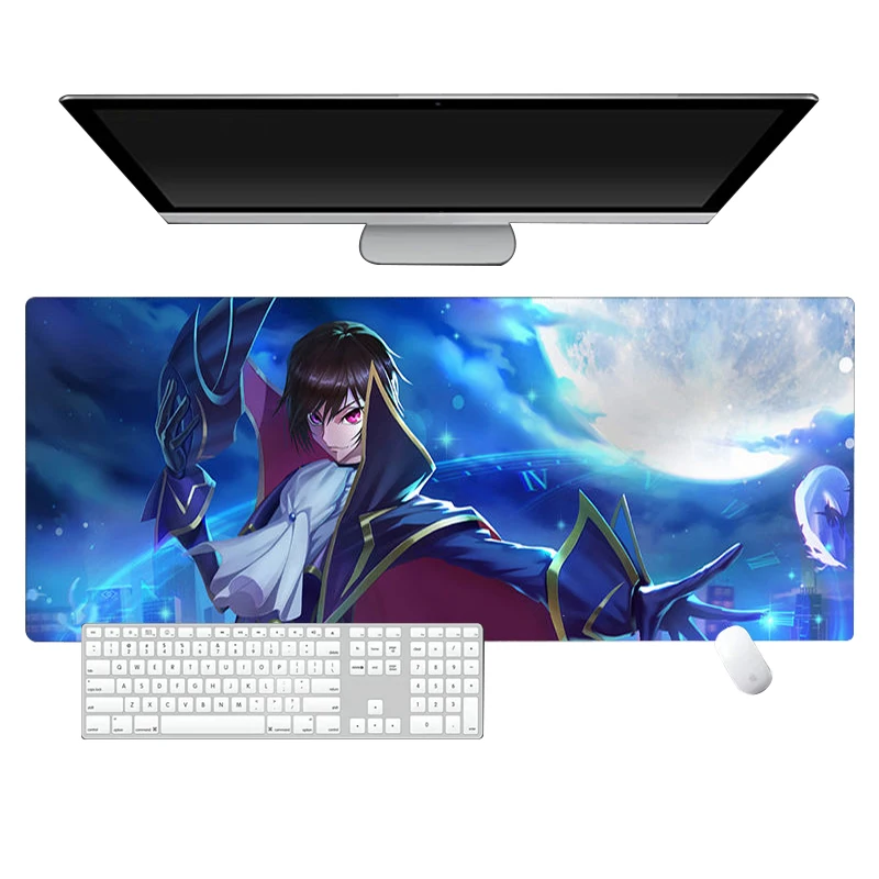 Anime Code Geass Mouse Pad Large Rubber Rugs PC Game Table Mat Laptop Desk Pad XL Non-slip Computer Keyboard Office Desktop Mats