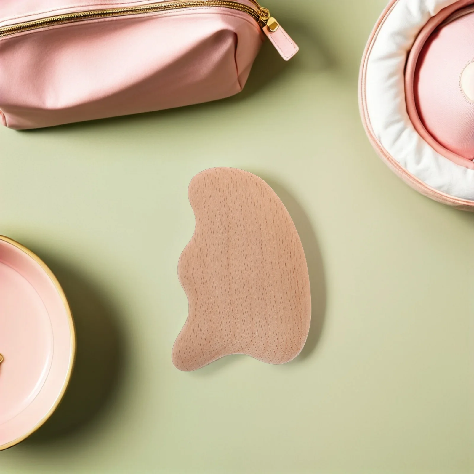 Planche Gua Sha en bois pour le massage du corps et du visage, thérapie par grattage, soins des méridiens, conception ergonomique Portable, matériau naturel, 3 pièces