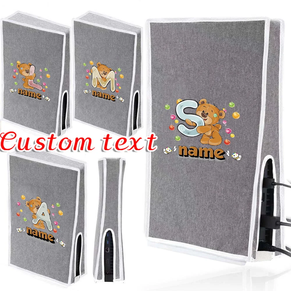 

Customized Name PS5 Game Console Dust Cover Protective Cover Waterproof and Dustproof Shell Protective Cover Customized Product