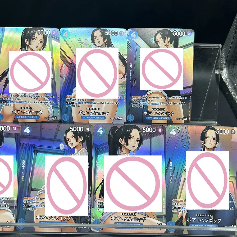 لتقوم بها بنفسك OPCG مثير بوا هانكوك لعبة تحصيل بطاقات النسخة اليابانية OP-09-009 Sr OP09-002 Sr فلاش جمع بطاقة لعبة الهدايا #3