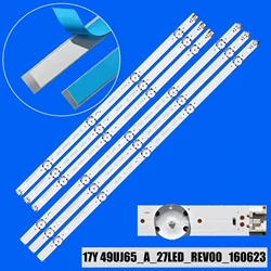 LED backlight bar For 49UJ654T 49UJ635 49UJ6560 49UJ651 49UJ650 49UJ701 49LJ614 49UJ722 49UJ6500 HC490DGG-ABSR2-A14X 49UJ65
