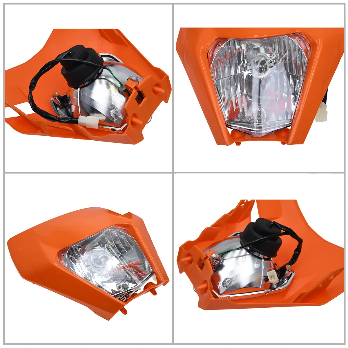 For KTM PowerZone Motorcycle LED Headlight Headlamp Head Light Supermoto Fairing EXC SXF MX Dirt Bike Enduro LED Headlight - view 5