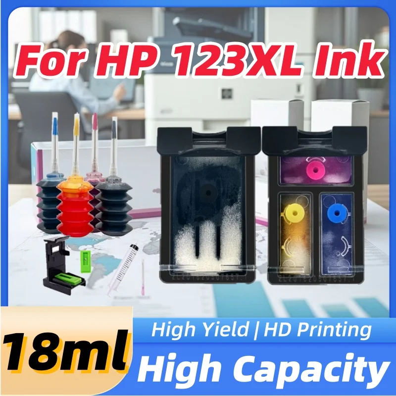 

Сменный картридж 123XL для hp123 hp 123, картридж для 2130 3700 Deskjet 1110 1112 2131 2132 2134 2136 3630 Envy 4510 4520