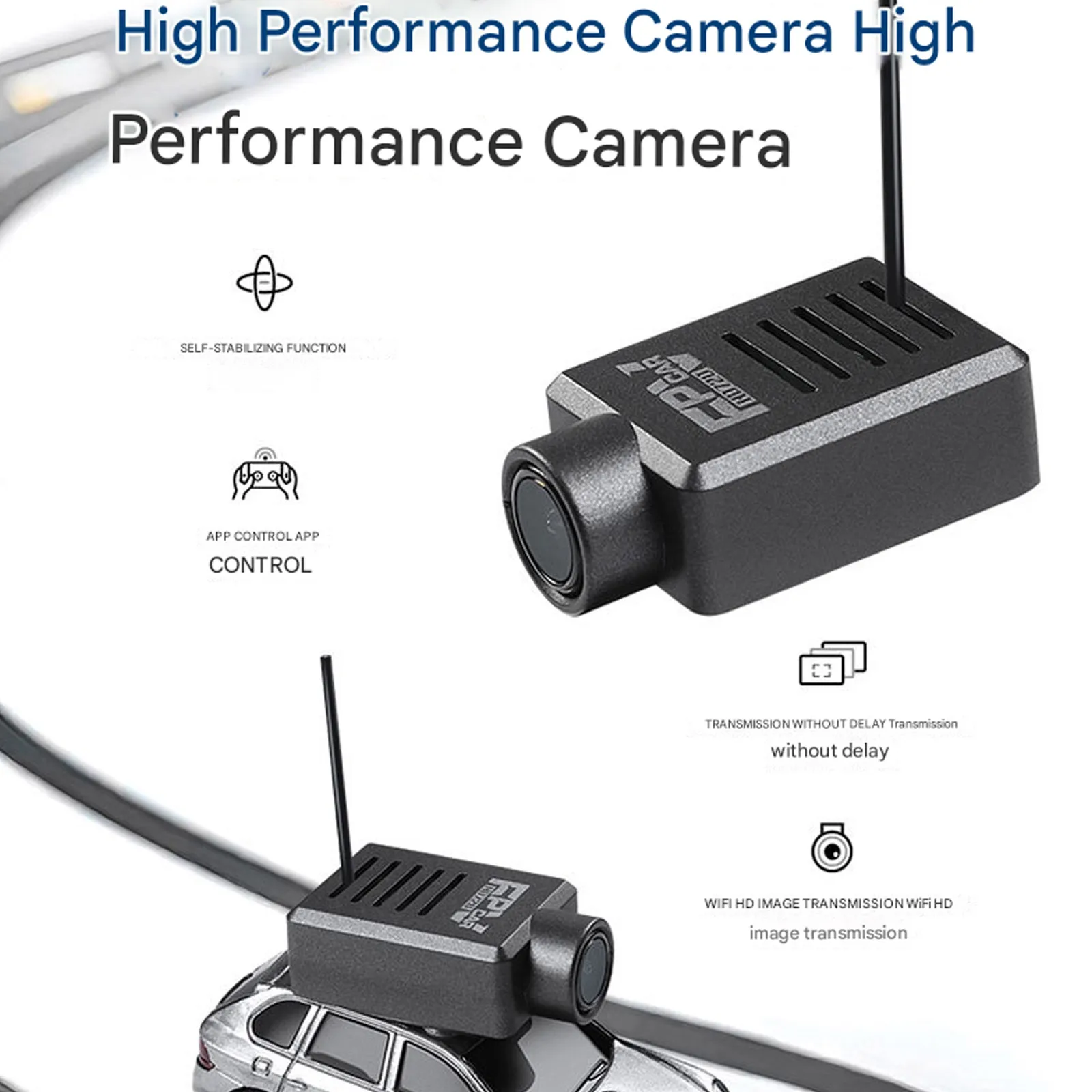 1:64 FPV RC Drift Car - APP-Controlled HD Camera Drone Racing Car, 2.4GHz 4WD Mini Adult Remote Control Car