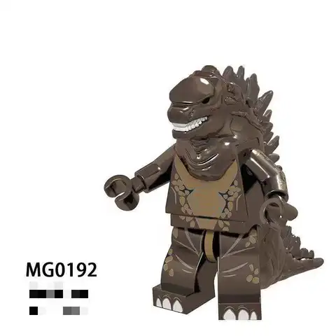 Educational Building Toy Movie Series Godzilla LEGO Set MG0192 Mini Figures