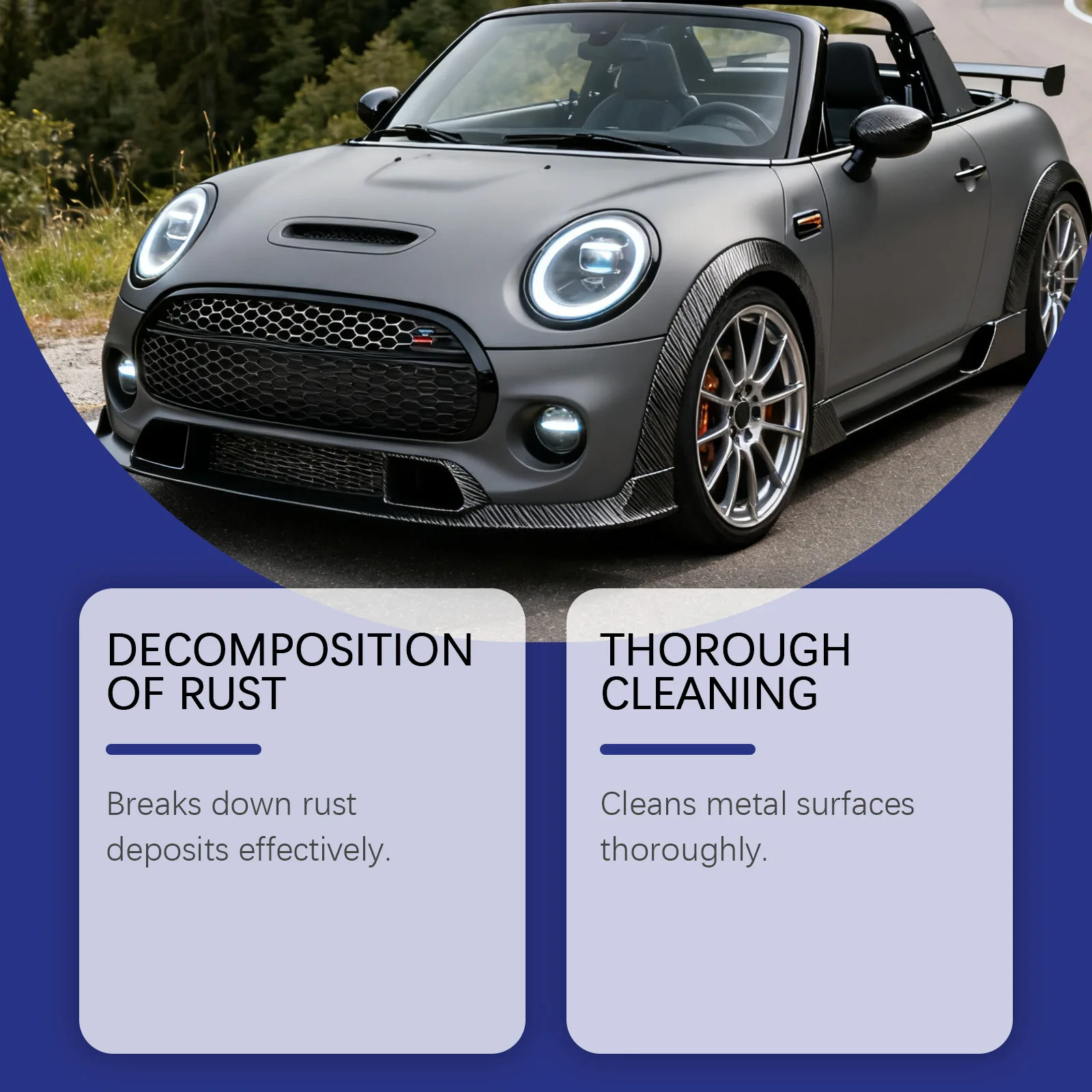Multi-Purpose Rust Remover Spray For Car Parts, Bike Chains, Metal Tools, Home Hardware Clean, Protect, Lubricate, Prevent Rust