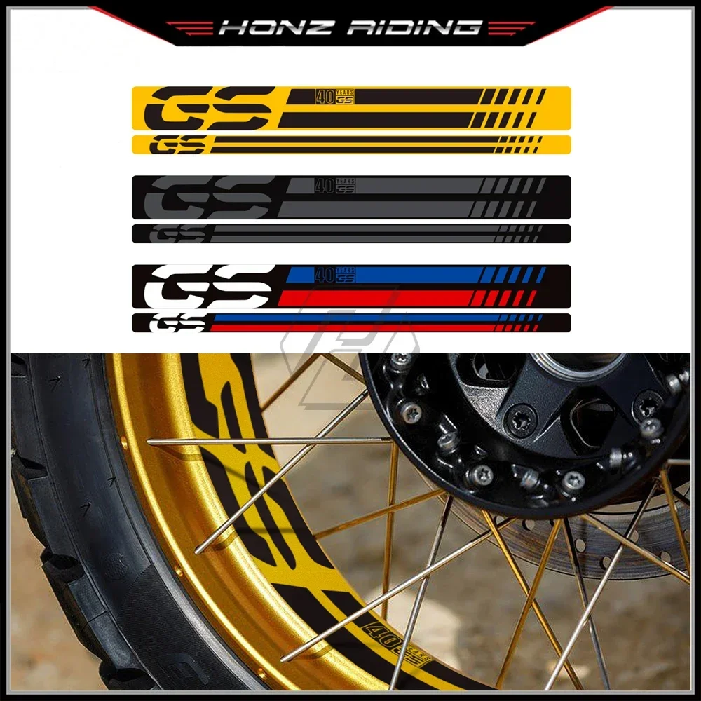 

Для BMW R1200GS R1250GS Adventure 2006-2022 мотоциклетные декоративные наклейки на передние и задние колеса