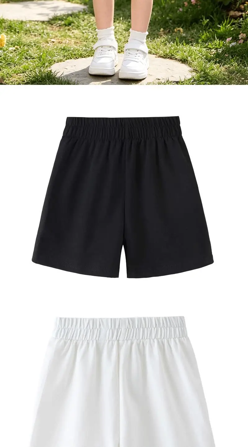 2026 Neue reine Baumwoll-Kindershorts, lässige Sport-Caprihosen für Jungen, Mädchen, Babys – Detail 5