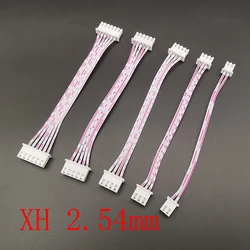 10Pcs/lot Micro JST XH2.54 XH 2.54mm Pitch 2/3/4/5/6 Pin Female to Female Connector With 26AWG Red White Wire Cable 10/20/30CM