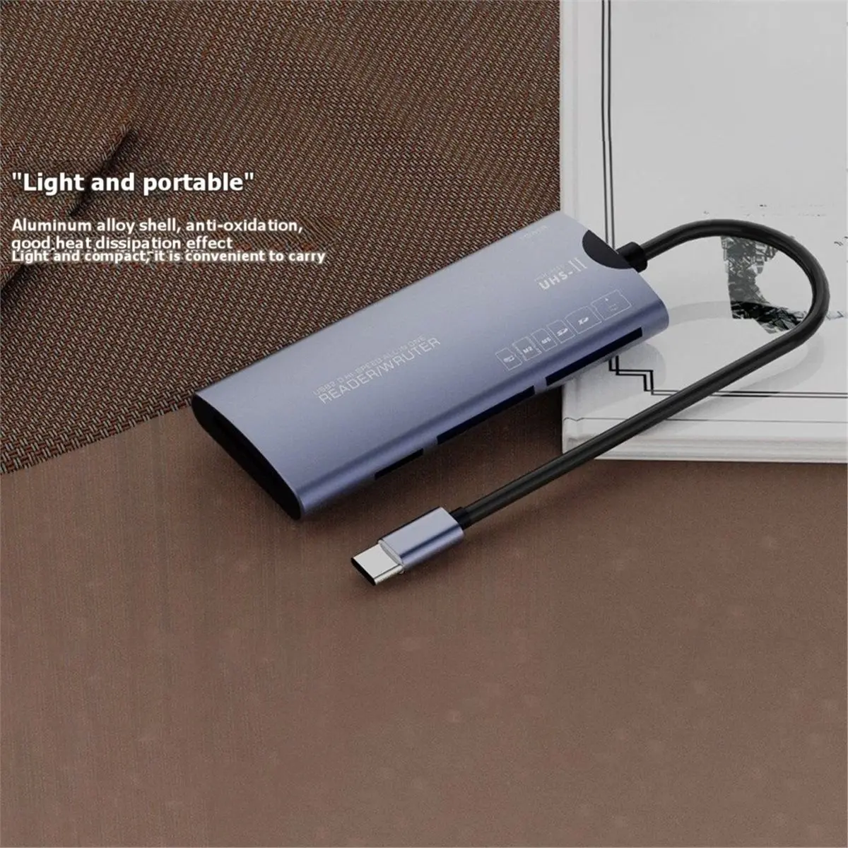 update. 6 in 1 TYPE-C Multifunctional Reader SD/TF/XD/CF/M2 Memory Card Adapter for Cameras Computers High-Speed Data Transfer