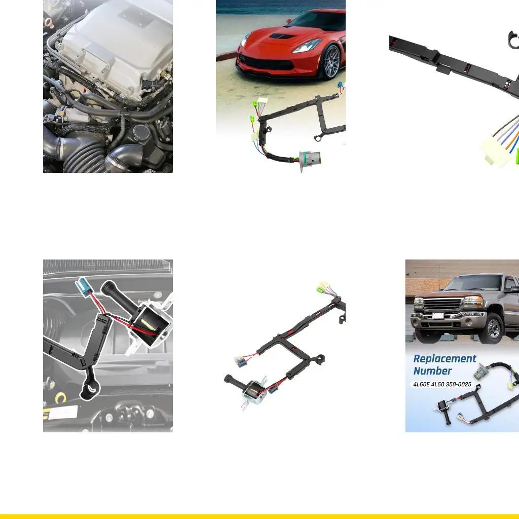 

SZCH Transmission Internal Wire Harness with Lock Up Solenoid Replacement Automotive Accessories 74425NC 51870EC 77995A