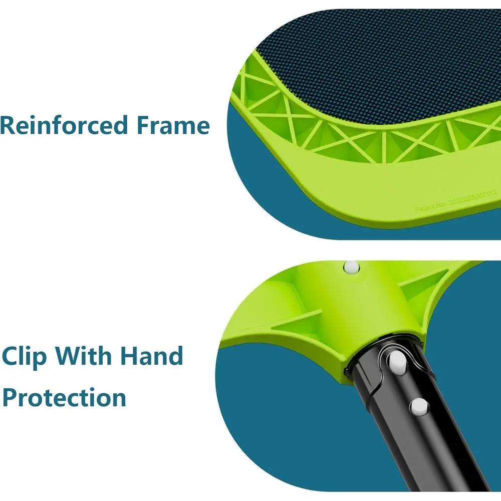 Heavy-Duty Reinforced Nylon Leaf Rake Net for Pool and Spa Cleaning (Pole Not Included)